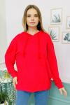 156682 Cep Detay Kapsonlu Sweatshirt